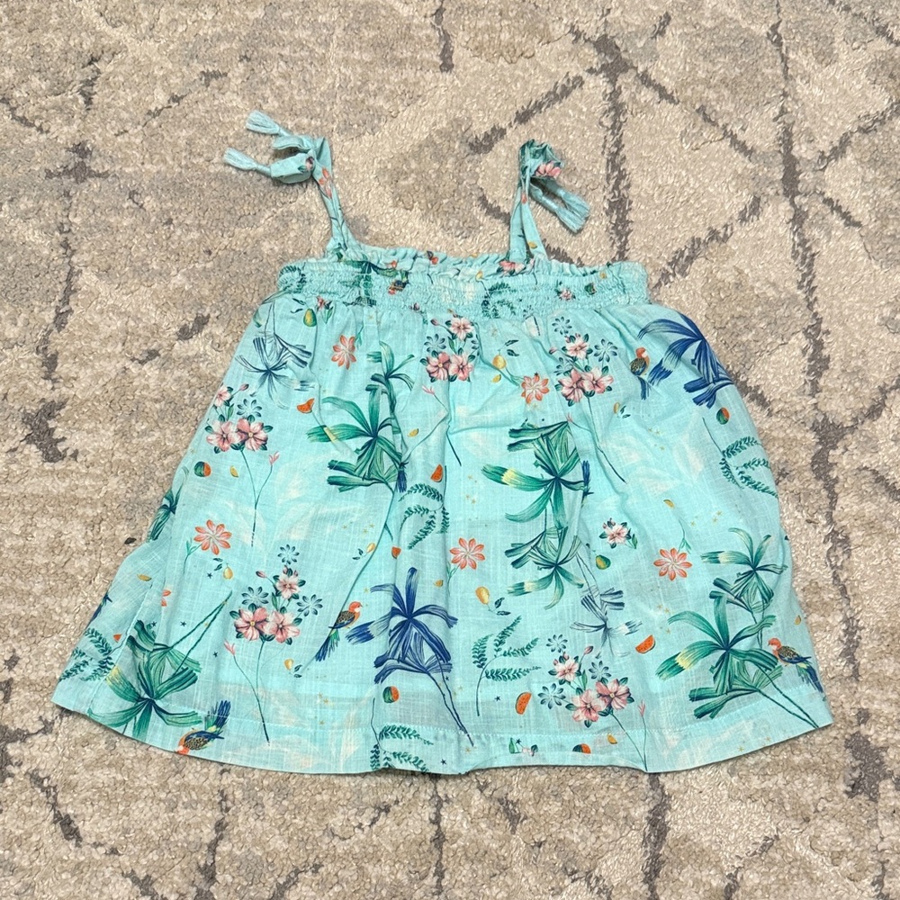 GAP Kids Floral Camisole in Light Blue